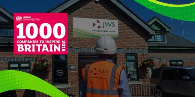 JWS Recognised as one of 1,000 Companies to Inspire Britain 2018 by the London Stock Exchange Group